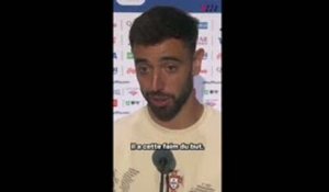 Portugal - Bruno Fernandes : “Cristiano vit du but et on a besoin de lui pour en marquer”