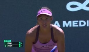 Bad Homburg - Tauson plonge Zheng dans le doute