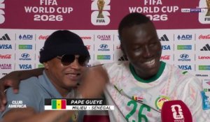 Coupe du Monde 2026 : Pape Gueye félicité par El-Hadji Diouf en plein interview