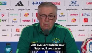 Brésil - Ancelotti : “Neymar peut jouer plus de 15 minutes”