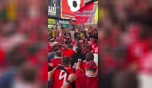 Norvège - Un "Viking row" géant à Times Square
