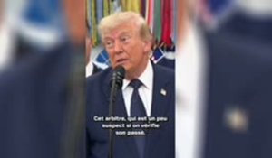 Affaire Balogun - Trump accuse l'arbitre d'avoir un passé “très suspect”