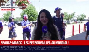 France-Maroc: les supporters des Bleus à Boston retiennent leur souffle avant le coup d'envoi