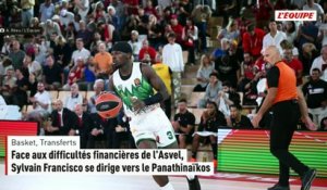 Face aux difficultés financières de l'Asvel, Sylvain Francisco se dirige vers le Panathinaïkos - Basket