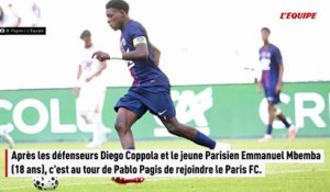 L'ailier Pablo Pagis signe au Paris FC pour cinq ans - Foot - Transferts - Paris FC