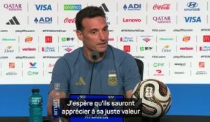 Argentine - Scaloni : "Plus aucun doute, Messi est le plus grand joueur de l'histoire"