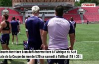 Les Bleuets préparent la finale du Mondial U20 face aux Baby Boks - Rugby - Coupe du monde U20