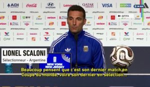 Lionel Scaloni, sélectionneur de l'Argentine : « La dernière de Messi ? C'est une question pour lui » - Foot - Coupe du monde 2026