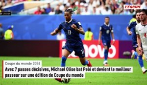 Avec 7 passes décisives, Michael Olise bat Pelé et devient le meilleur passeur sur une édition de Coupe du monde - Foot - Coupe du monde 2026