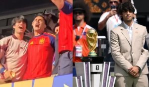 Coupe du Monde FIFA 2026 - Carlos Alcaraz déchaîné en tribunes après le titre mondial de l’Espagne