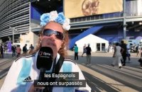 Argentine - Les fans réalistes aux abords du stade : "Les Espagnols nous ont surpassés"