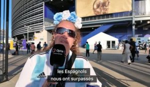 Argentine - Les fans réalistes aux abords du stade : "Les Espagnols nous ont surpassés"