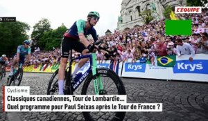 Classiques canadiennes, Tour de Lombardie... Quel programme pour Paul Seixas après le Tour de France ? - Cyclisme - Tour de France 2026