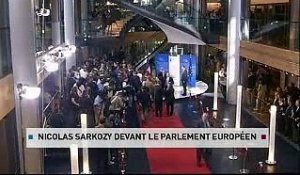 Sarkozy devant le Parlement européen