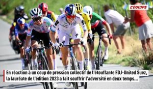 Demi Vollering marque les esprits en remportant la 5e étape du Tour de France, Marlen Reusser reste en jaune, Pauline Ferrand-Prévôt craque encore - Tour de France femmes avec Zwift