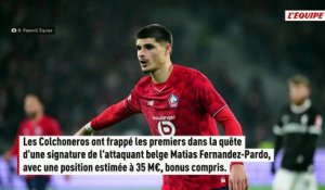 Mercato : l'Atlético de Madrid offre 35 M€ pour Matias Fernandez-Pardo, l'attaquant de Lille - Foot - Transferts