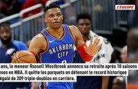 Roi du triple-double, Russell Westbrook prend sa retraite à 37 ans - Basket - NBA