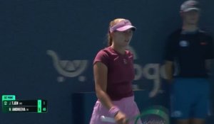Cincinnati - Andreeva évite le piège