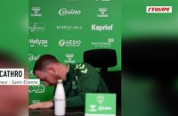 « Dis bonjour aux journalistes » : quand Ian Cathro, l’entraîneur de Saint-Étienne, répond à sa fille en pleine conférence de presse - Foot - Ligue 2