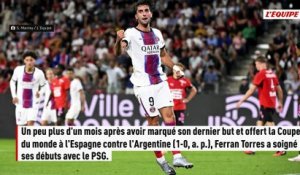 Grâce à un doublé de Ferran Torres, le PSG ramène le nul de Rennes - Foot - Ligue 1