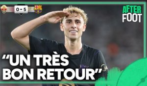 Elche 0-5 FC Barcelone : "Un match de patron", Groleau souligne la performance de Fermín López