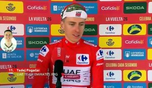 Tour d'Espagne 2026 - Tadej Pogacar : "C'était une étape difficile, donc je suis vraiment content de notre travail"