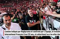 En fin de contrat à Toulouse, François Cros rejoindra le LOU en 2027 - Rugby - Transferts