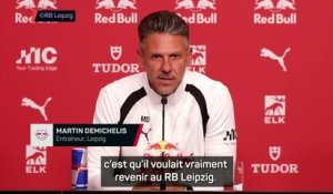 Leipzig - Demichelis : “Nkunku voulait vraiment revenir”