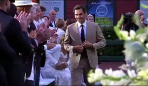 Roger Federer ému au Hall of Fame : “Ce n’est pas un adieu"