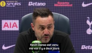 Roberto De Zerbi : « Richarlison, Kevin Danso et Pape Sarr veulent partir » - Foot - Premier League - Tottenham