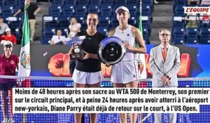 Deux jours après son titre à Monterrey, Diane Parry se qualifie pour le deuxième tour de l'US Open - Tennis - US Open