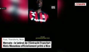 Mercato : le latéral de l'Eintracht Francfort Niels Nkounkou officiellement prêté à Nice - Foot - Transferts - Nice