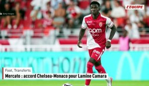 Mercato : accord Chelsea-Monaco pour Lamine Camara - Foot - Transferts