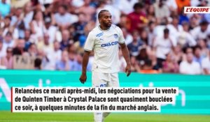 Mercato : le transfert de Timber (OM) à Crystal Palace en passe d'être bouclé pour 20 M€ - Foot - Transferts