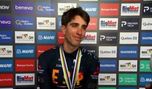 Championnats du Monde UCI Montréal 2026 - Hector Alvarez après sa médaille d'argent sur la course en ligne Espoirs