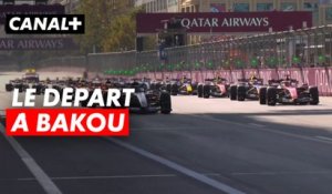 Formule 1 : Le départ du Grand Prix d'Azerbaïdjan