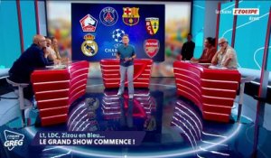 L1, LDC, Zizou en Bleu : Le grand show commence ! - L'Équipe de Greg - extrait