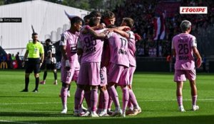 Rennes signe sa deuxième victoire d'affilée à Angers et reste dans le groupe de tête de la Ligue 1 - Foot - Ligue 1