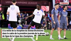 Le groupe du PSG quasi au complet avant d'affronter le Slovan Bratislava en Ligue des champions - Foot - Ligue des champions