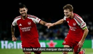 Arsenal - À défaut de précision, Arteta se sastisfait des occasions.