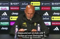 Juventus - Spalletti rend hommage au travail fait par Sassuolo : “Une référence”