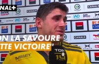 PAUL BOUDEHENT RÉAGIT SUITE À LA VICTOIRE DU STADE ROCHELAIS FACE À TOULON.