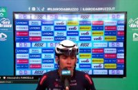 Tour des Abruzzes 2026 - 1re étape - Les premiers mots du vainqueur du jour, Alessandro Fancellu