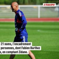 Ils seront au total 23 : la FFF officialise le staff de Zinédine Zidane - Foot - Bleus