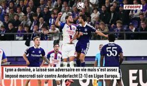 Une très bonne entame puis des sueurs : l'OL démarre sa campagne européenne avec une victoire à Anderlecht en Ligue Europa - Foot - Ligue Europa