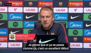 Barcelone - Flick satisfait de “l’excellent début” mais ne veut pas s’enflammer