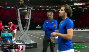 Alcaraz sauve deux balles de match contre Fritz - Tennis - Laver Cup