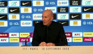 Zinédine Zidane sur Esteban Lepaul : « Un profil différent » - Foot - Bleus