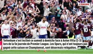 Le cauchemar continue pour De Zerbi : dominé par Aston Villa, Tottenham subit sa quatrième défaite de la saison - Foot - Premier League
