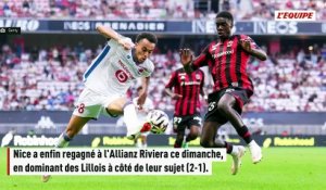 Nice met fin à sa longue disette à domicile en s'offrant le LOSC avec un grand Amoura - Foot - Ligue 1